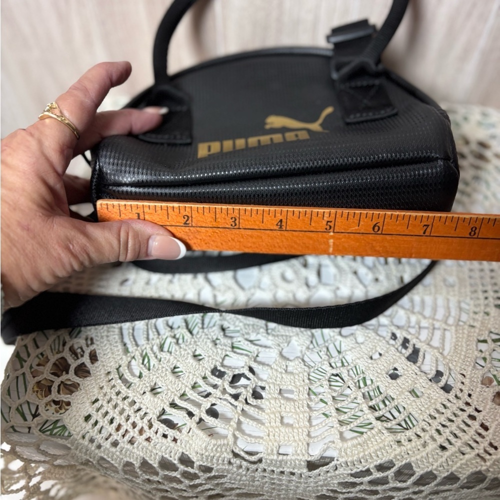 PUMA Core Up Mini Grip Bag with Gold Logo Crossbody - Picture 7 of 8